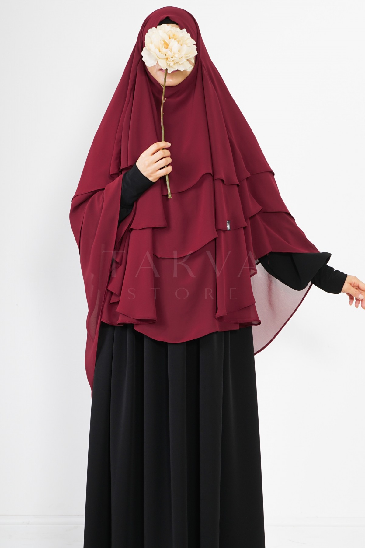 Üç Katlı Sufle Bordo