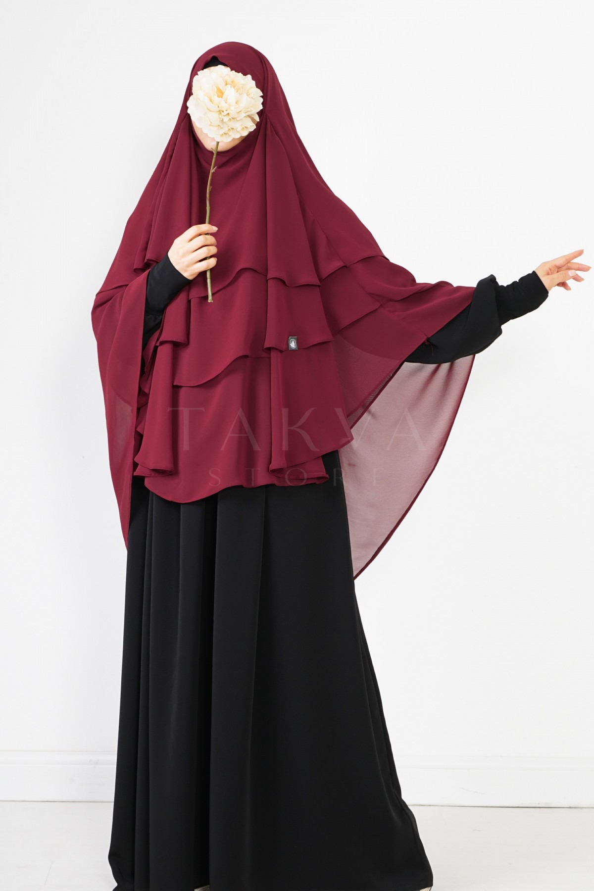 Üç Katlı Sufle Bordo