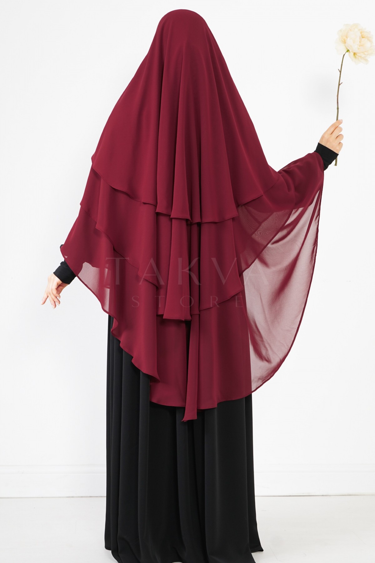 Üç Katlı Sufle Bordo