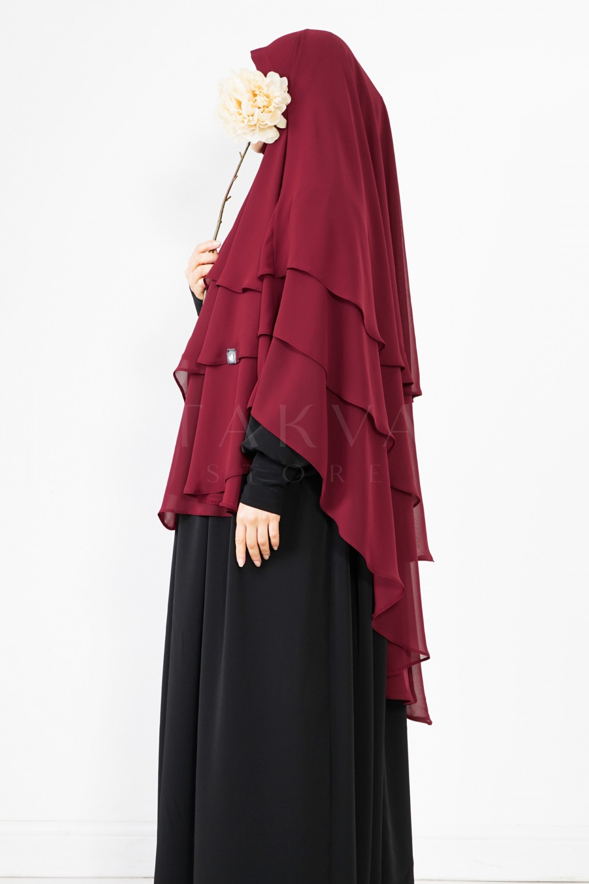 Üç Katlı Sufle Bordo