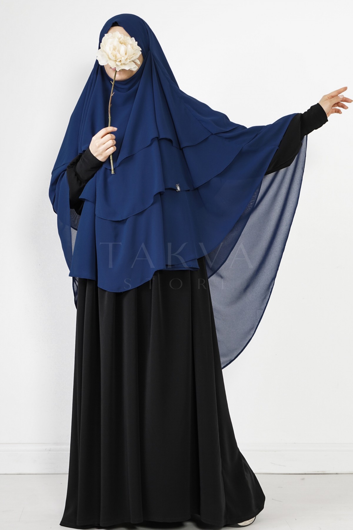 Üç Katlı Sufle Lacivert