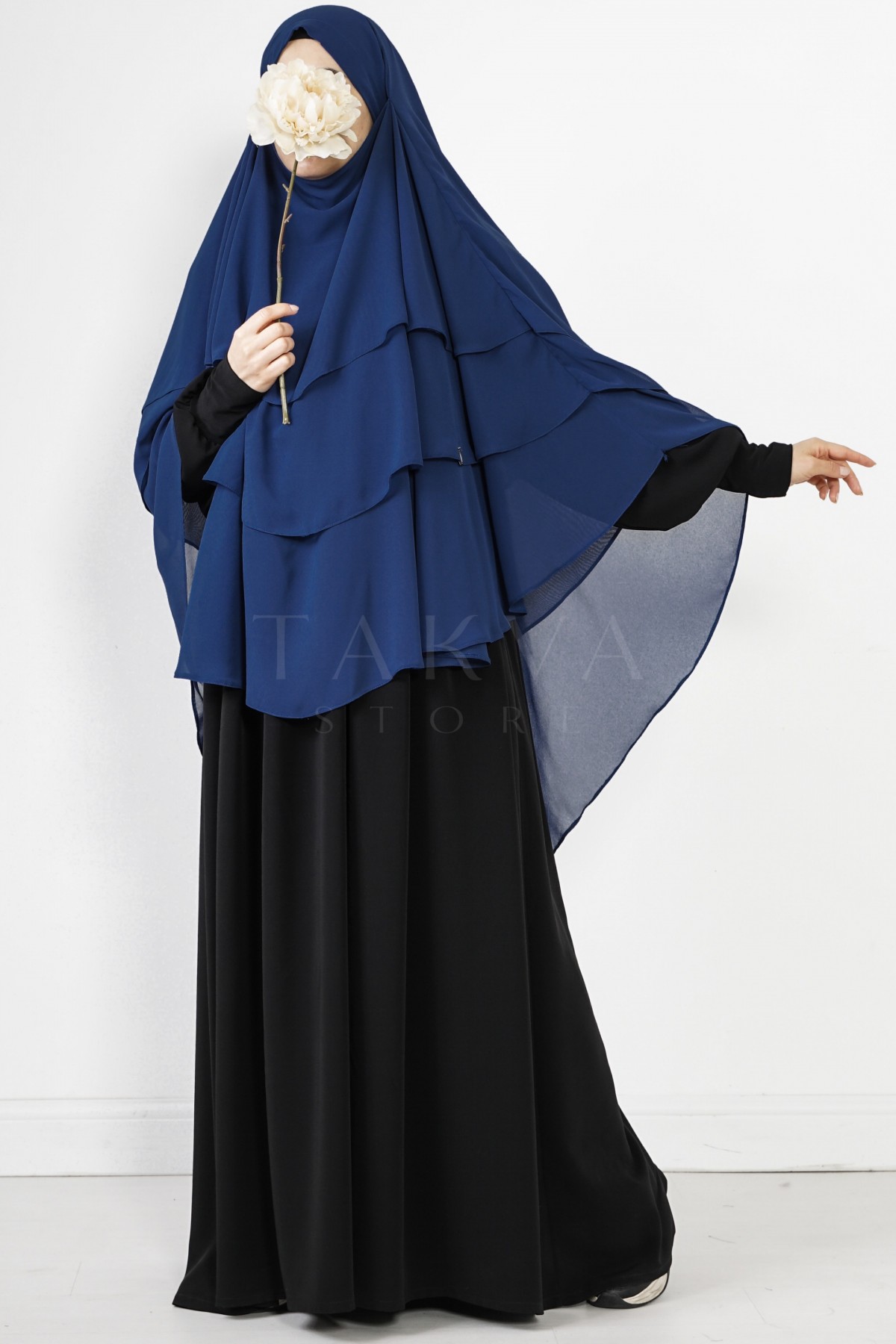 Üç Katlı Sufle Lacivert