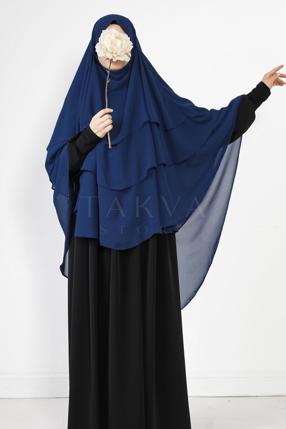 Üç Katlı Sufle Lacivert