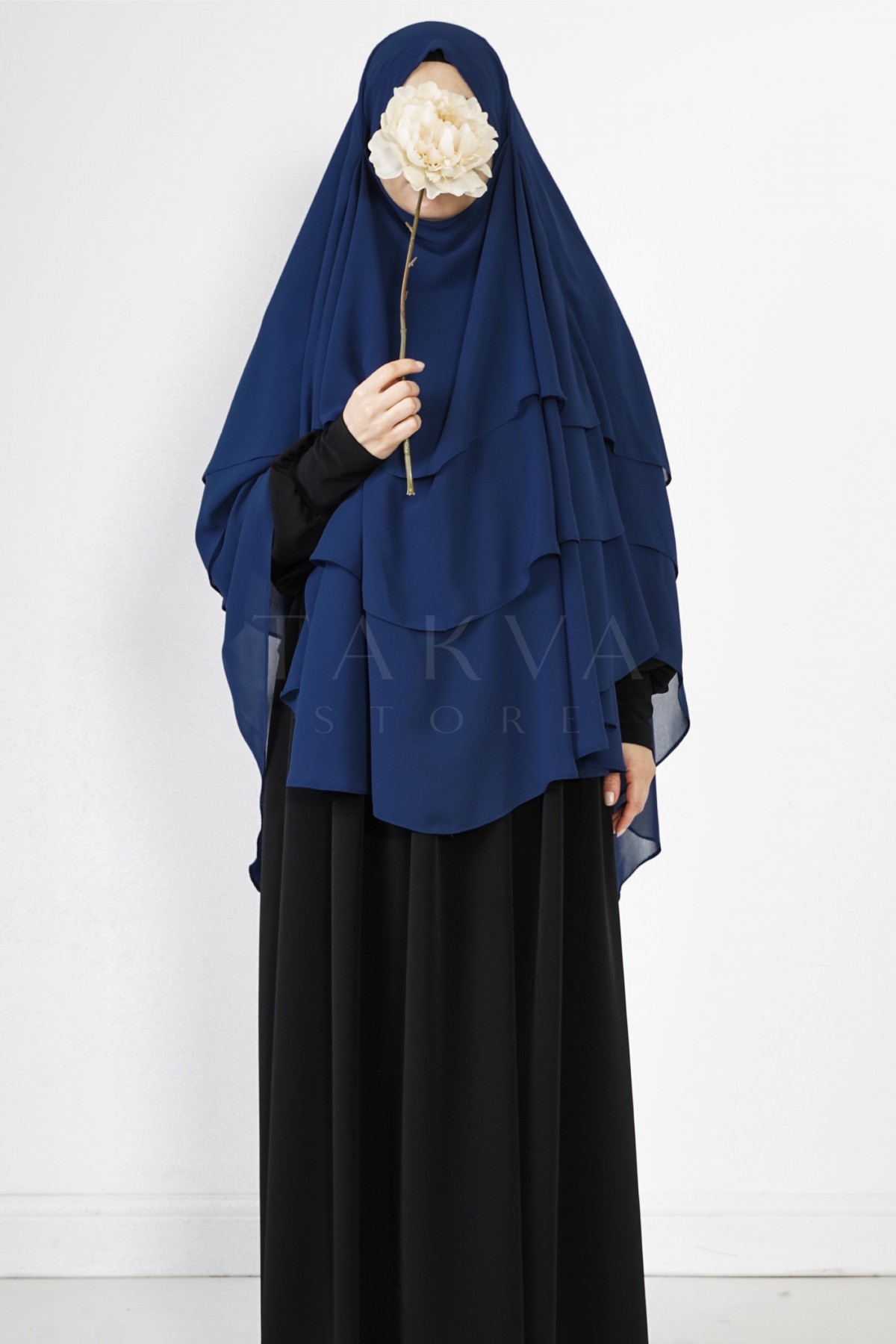 Üç Katlı Sufle Lacivert